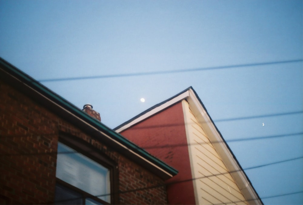 red and brown house