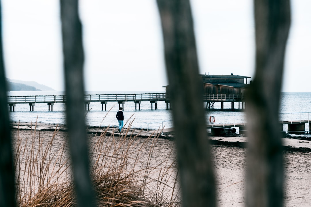 person walking on seashore during daytime