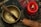 A serene setting with candles and instruments, creating a peaceful atmosphere for sound healing.