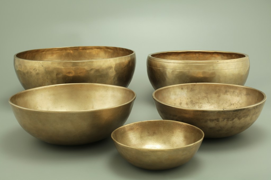Textured Brass Bowl