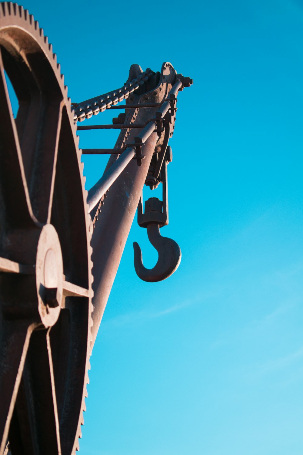 black metal frame under blue sky during daytime