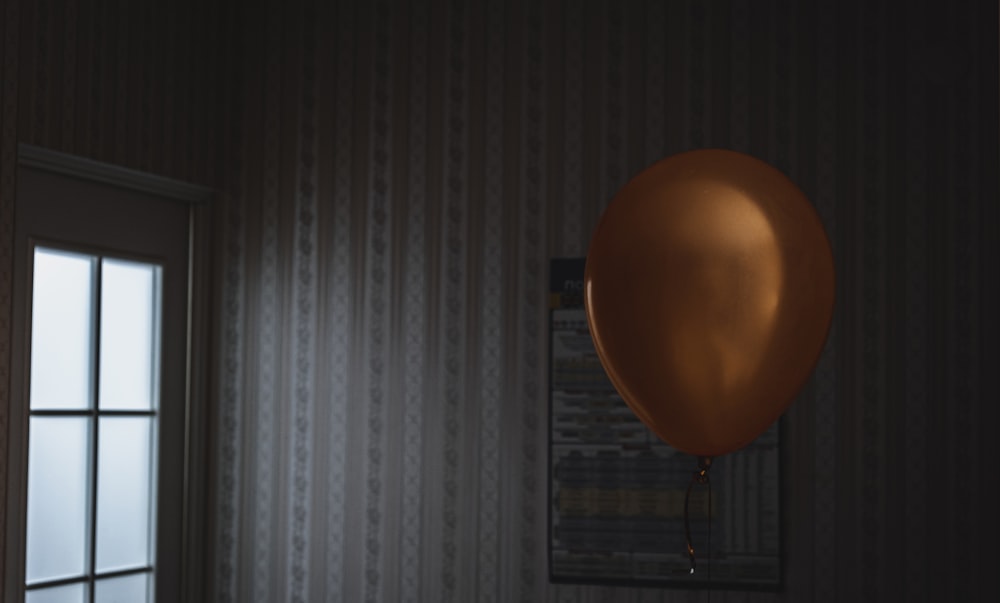 brown balloon painting