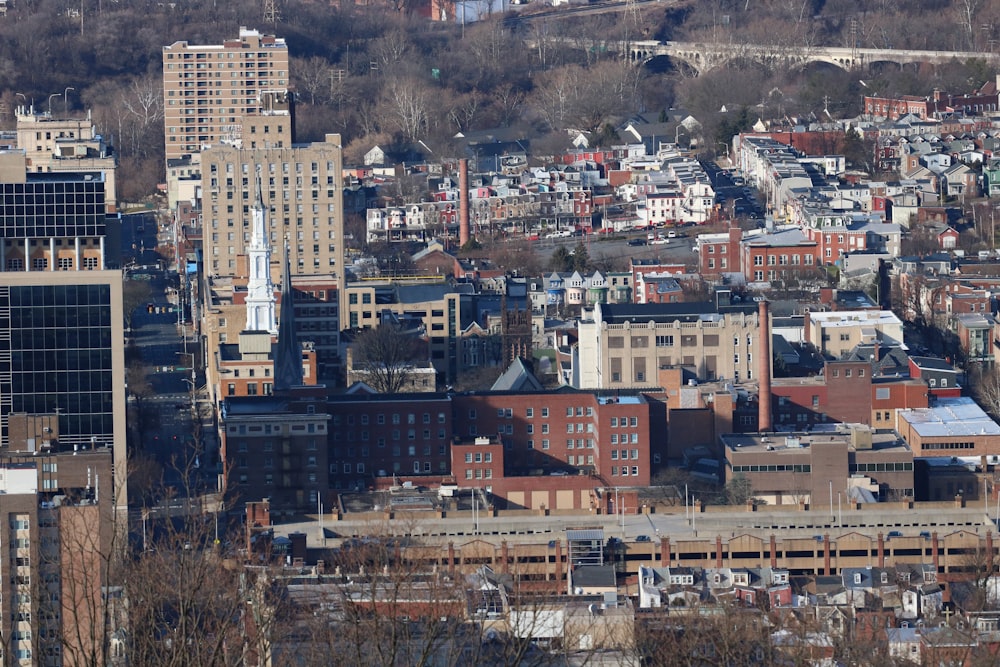 aerial view of city buildings during daytime