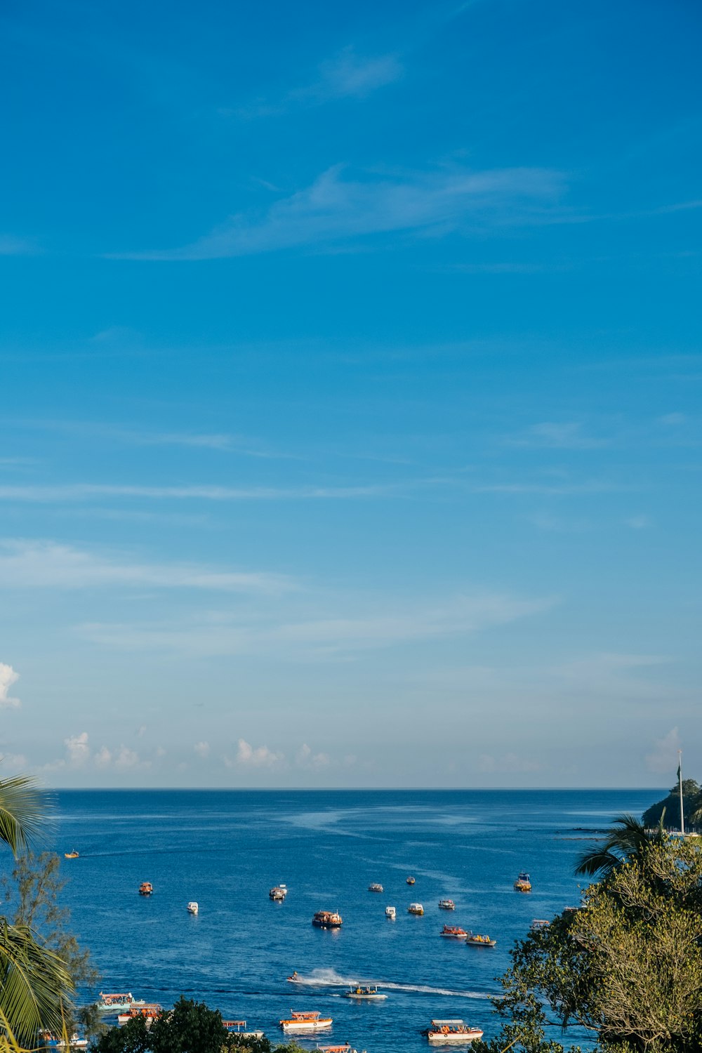 blue sea under blue sky during daytime