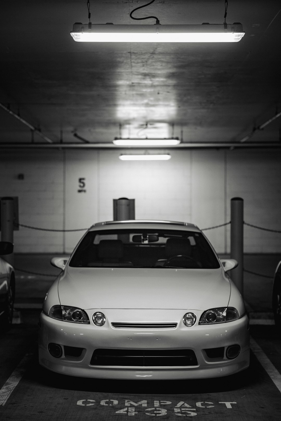 white coupe