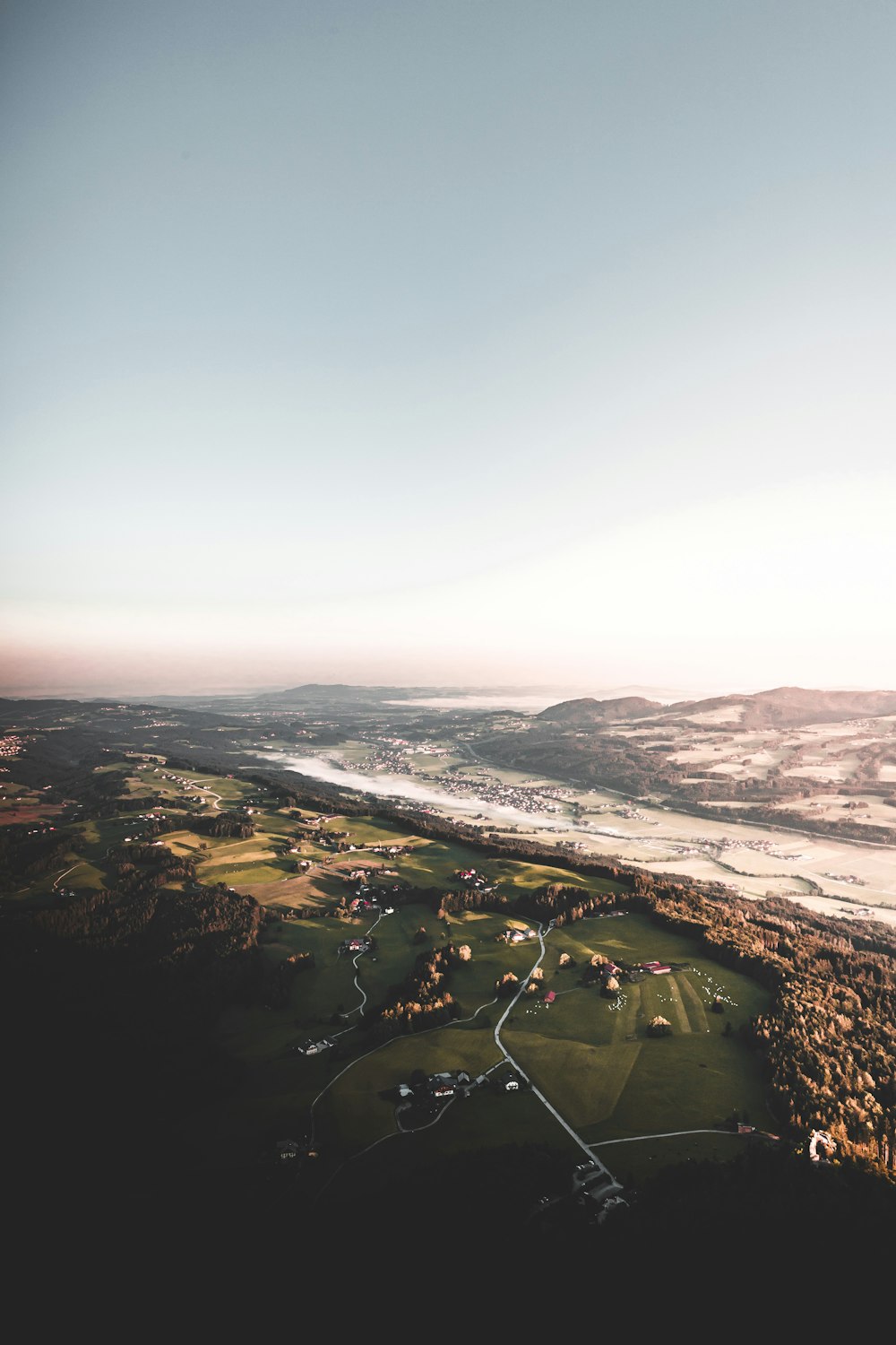 bird's eye view photography of city