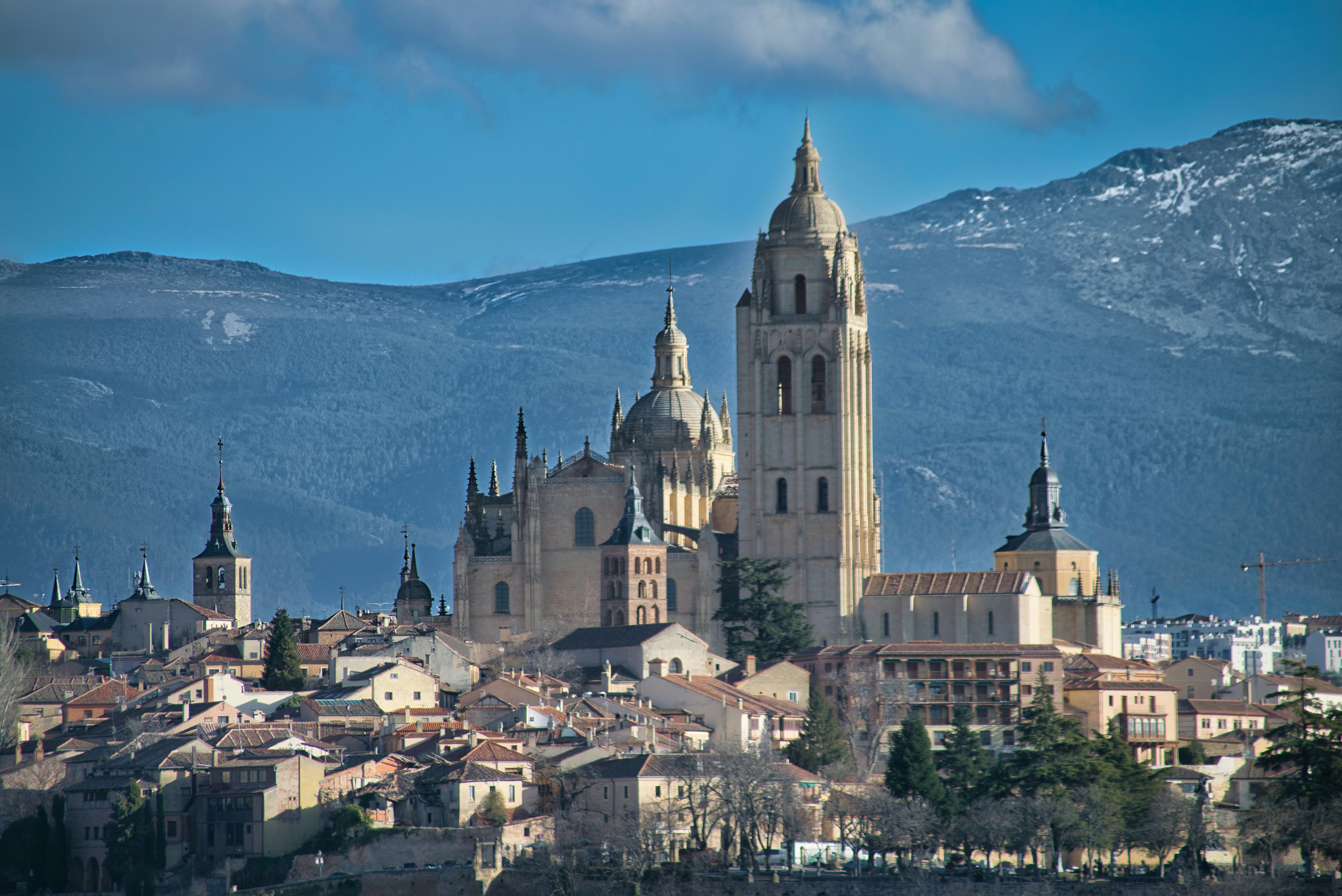 Segovia Catedral, viajes en tren
