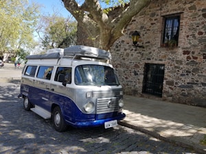 Silver Utility Van