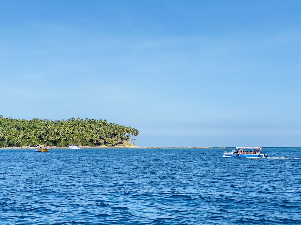 alberi verdi sull'isola durante il giorno