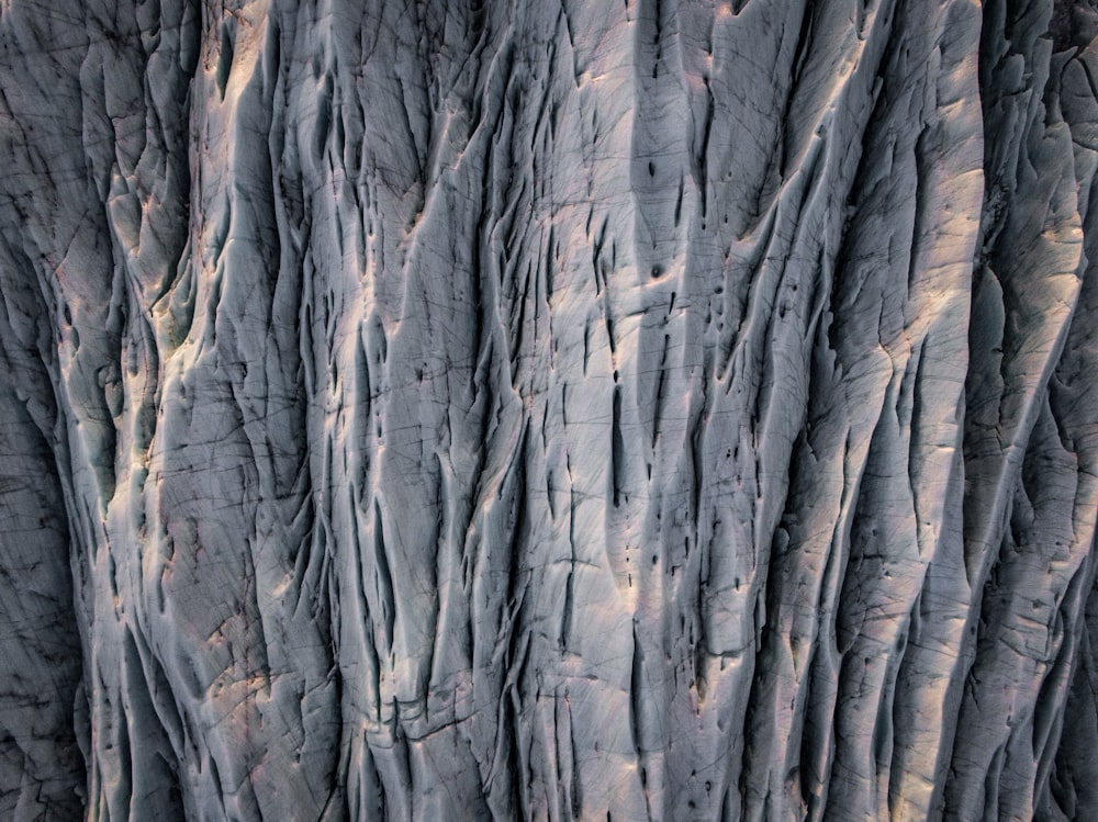 a close up view of a rock face