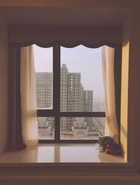 Window view from the comfort room showing a peaceful neighborhood.