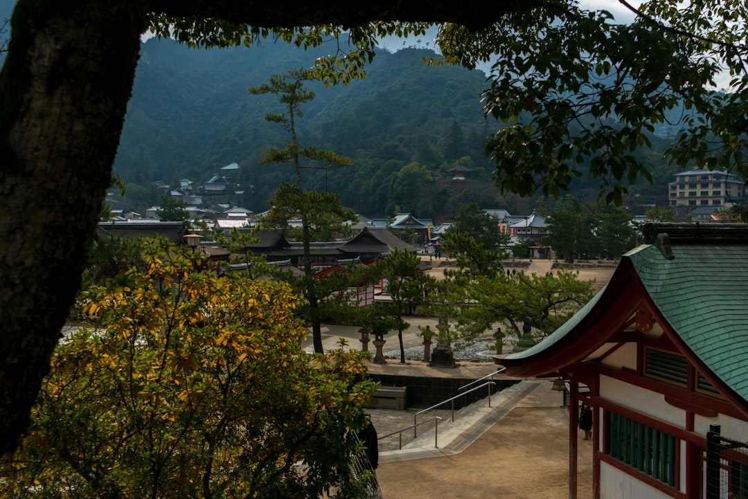 travelers stories about Temple in Itsukushima, Japan