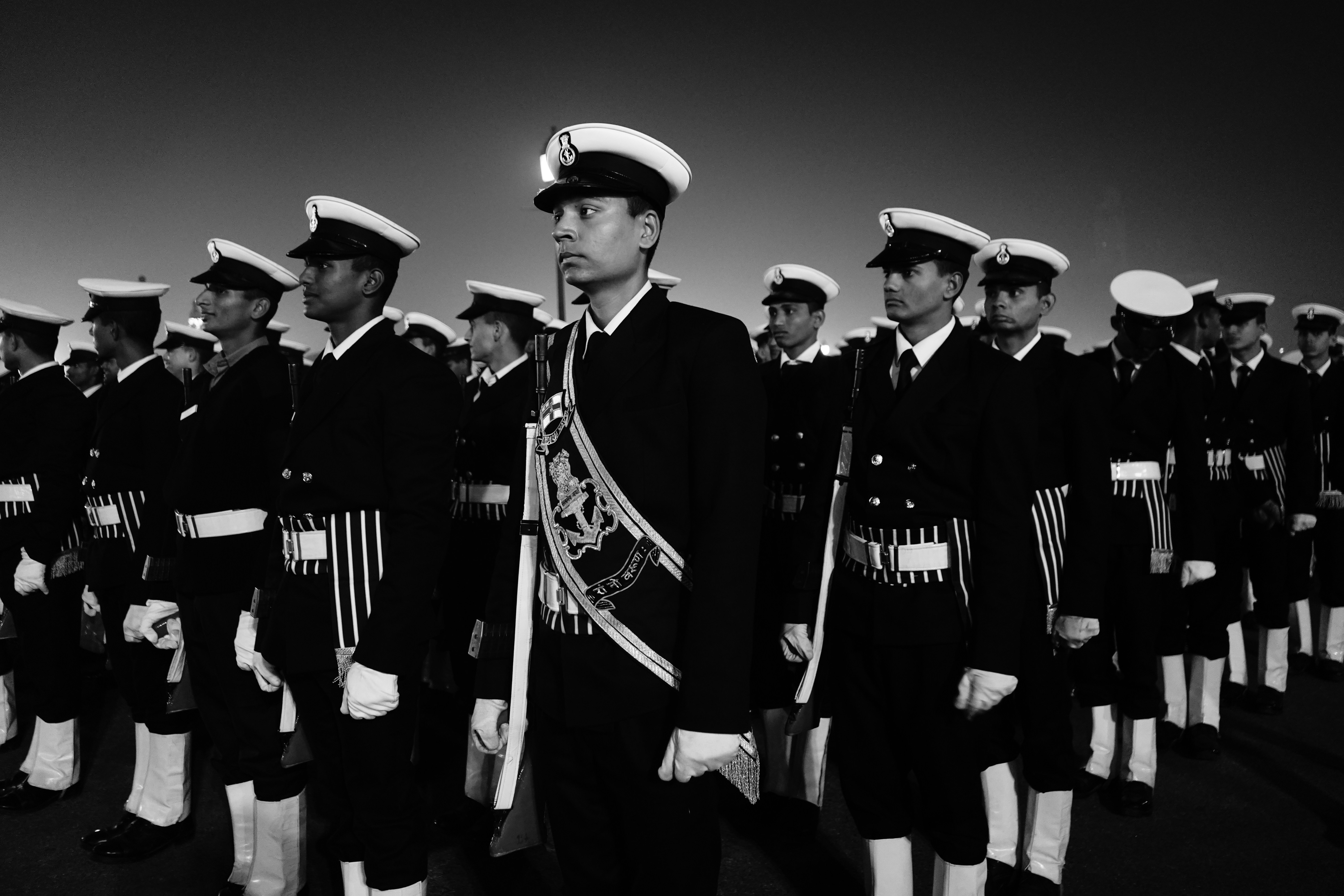 Uniformed maritime professionals