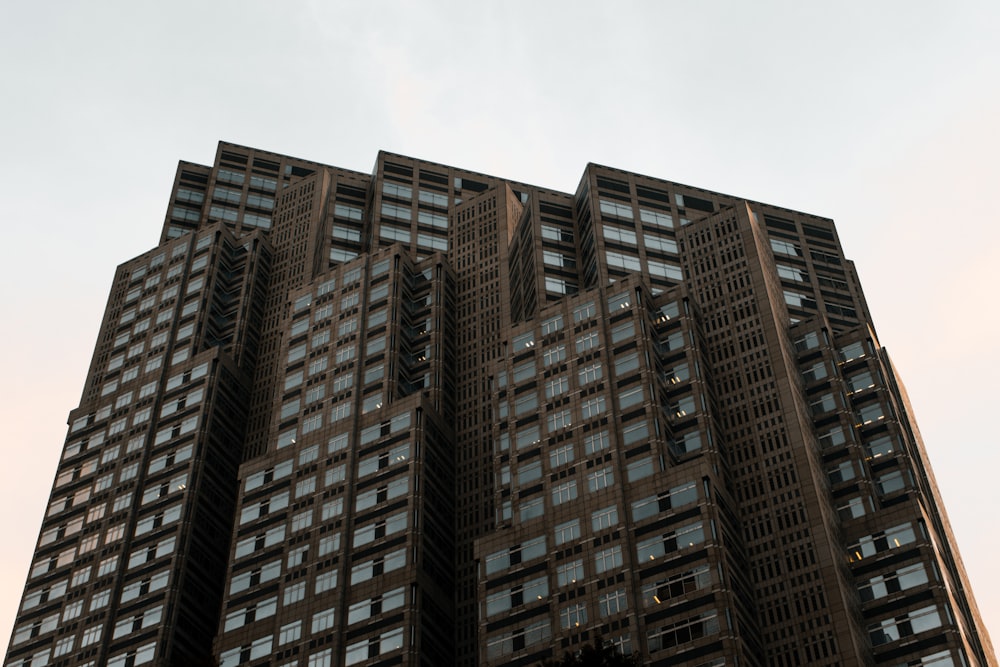 a very tall building with lots of windows