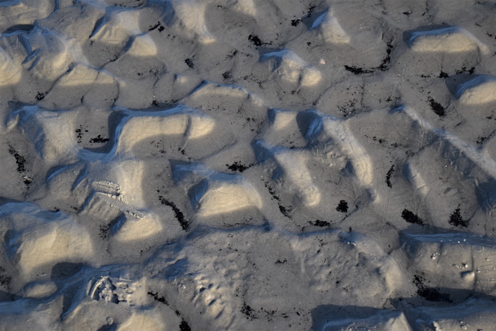 um close up de um chão coberto de neve