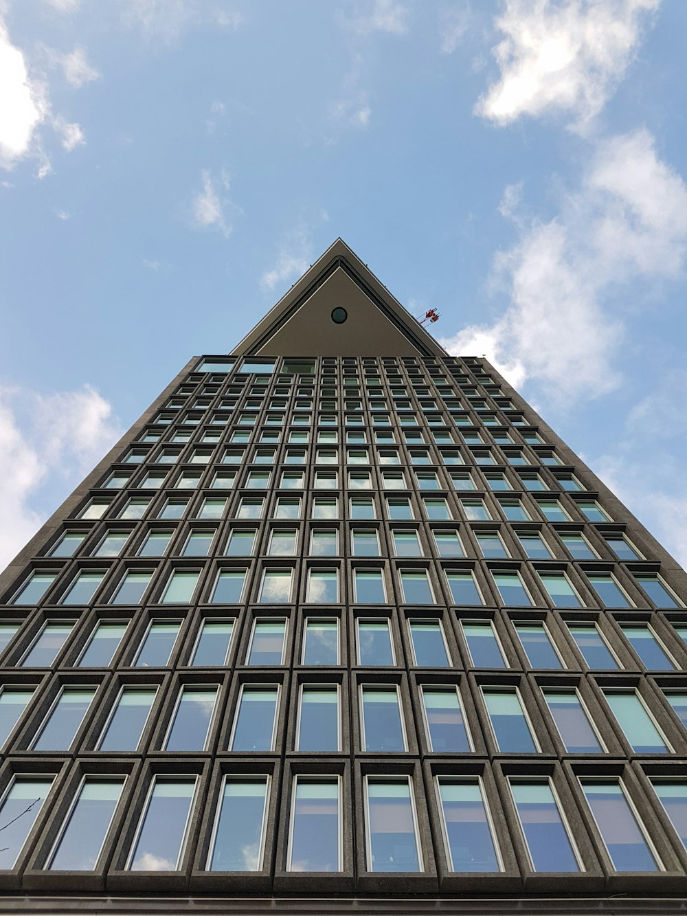 low angle photography of high rise building