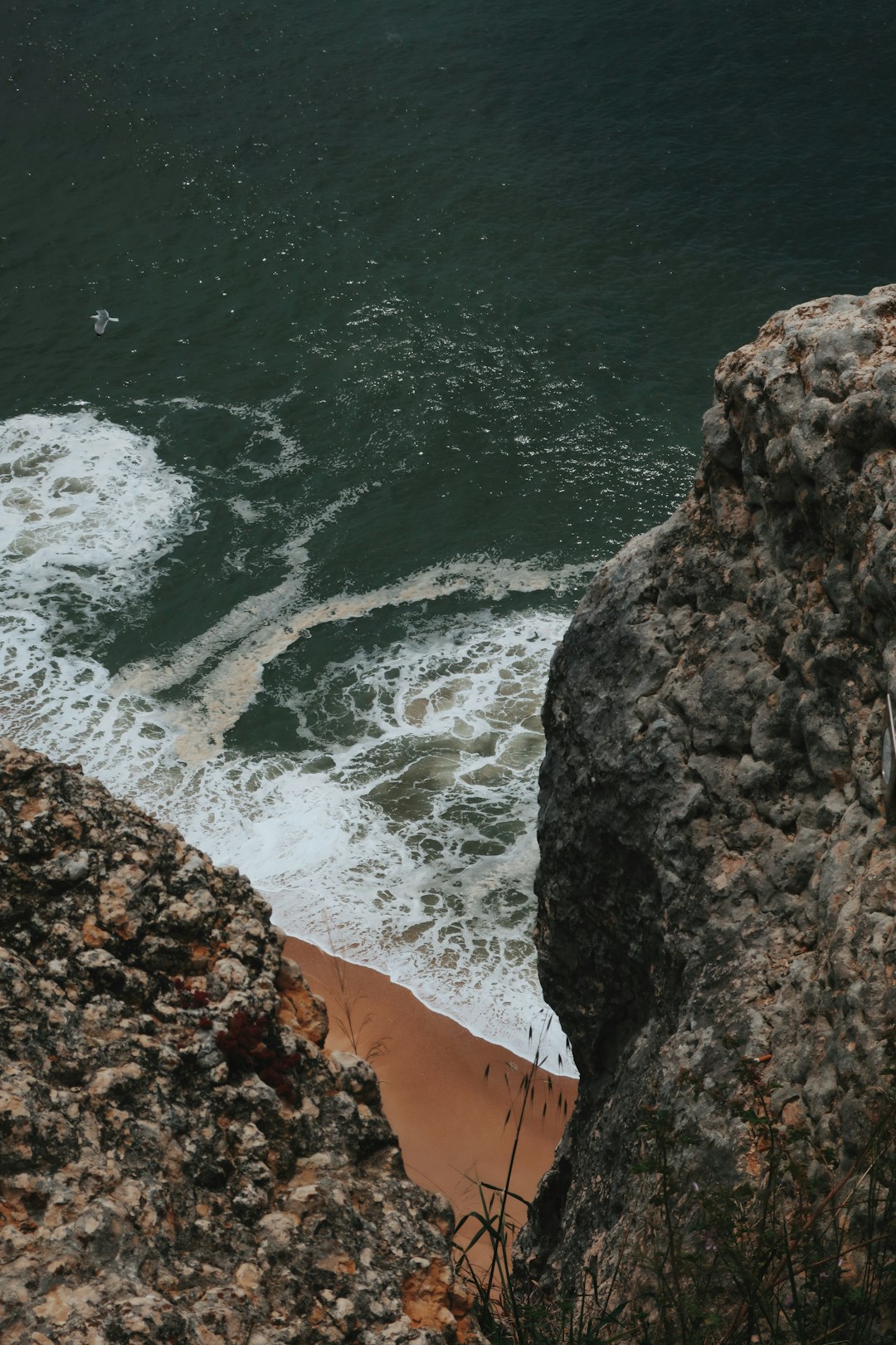 travelers stories about Cliff in Praia da Nazaré, Portugal