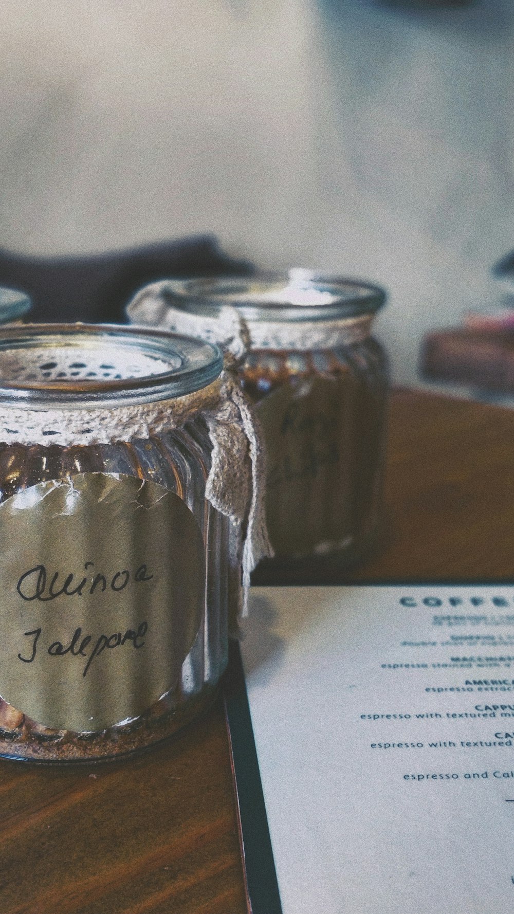 clear glass jar with lid