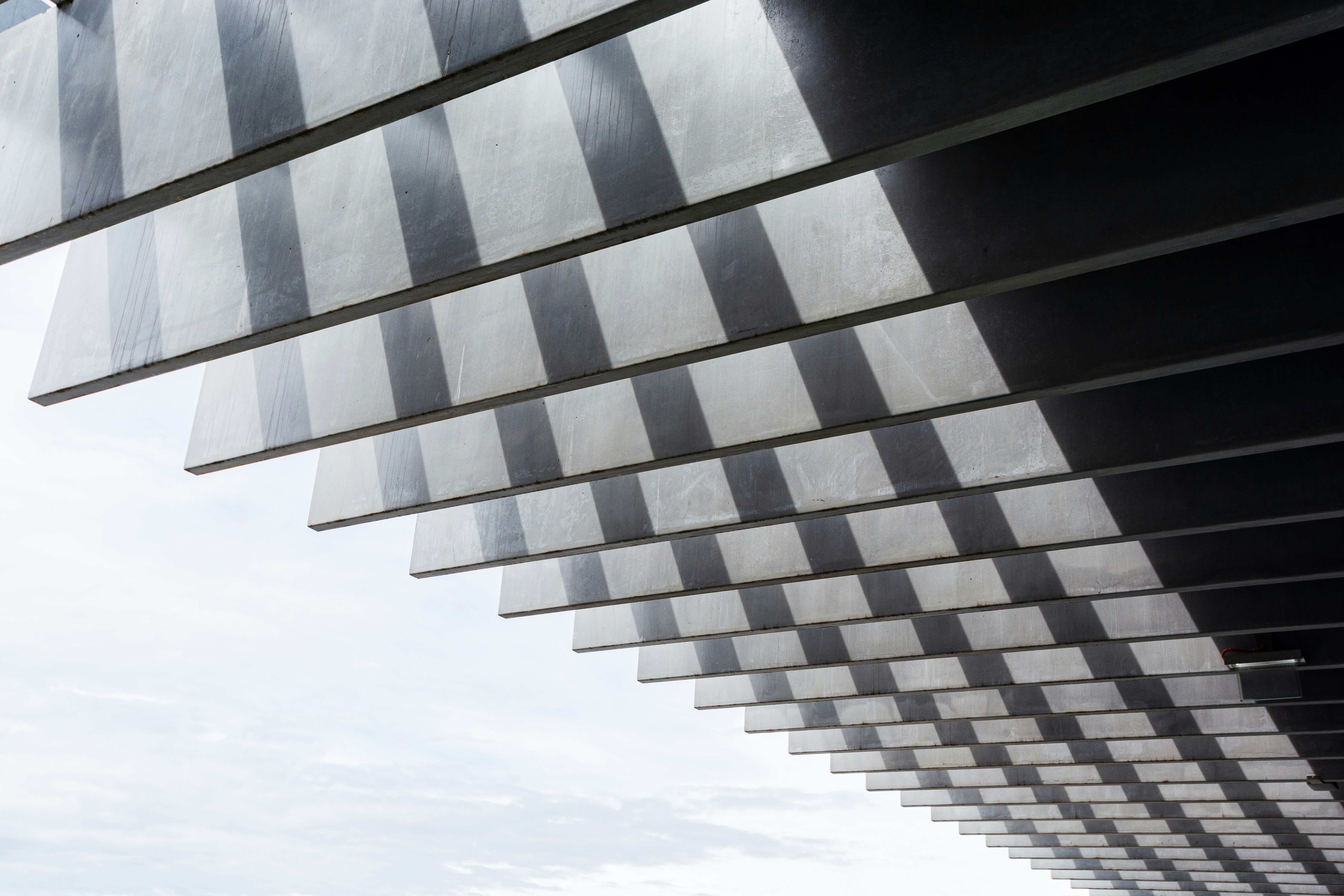 Lausanne, Switzerland - Roof architecture of the Olympic museum in Launsanne, Switzerland.