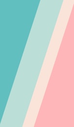 pink and teal striped textile