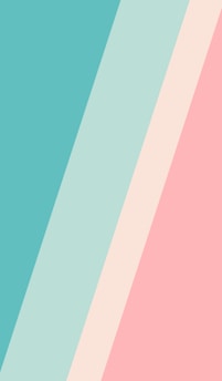 pink and teal striped textile