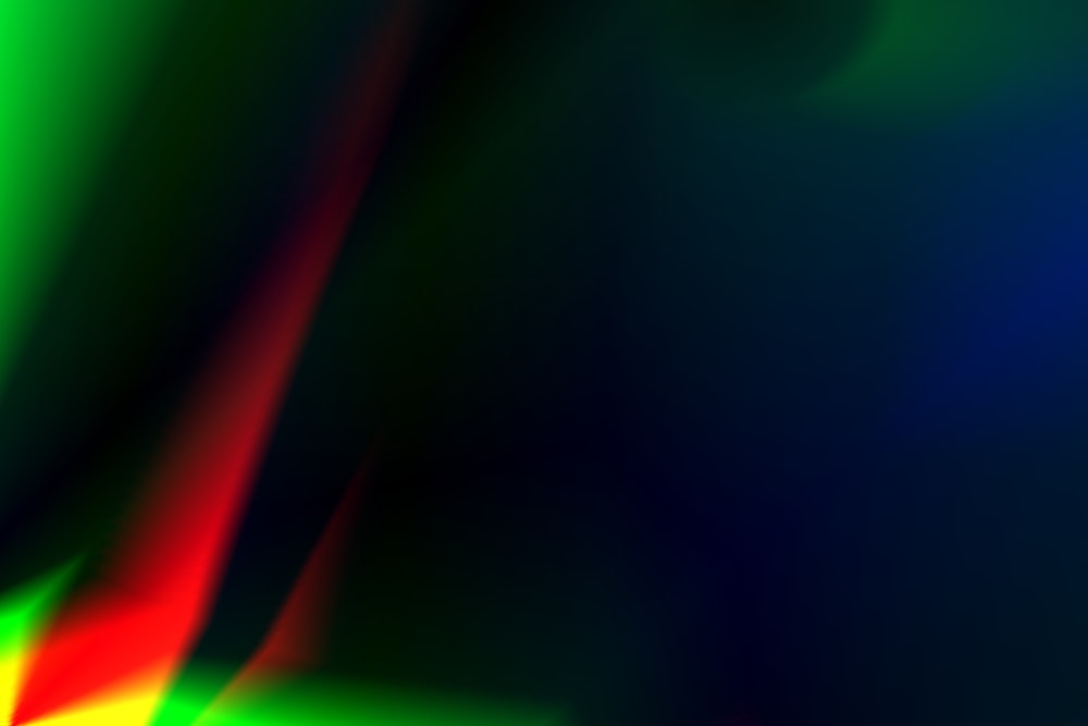 green red and blue light