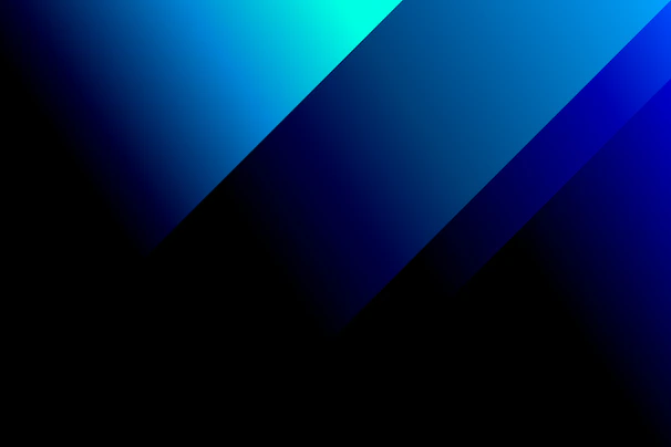 Abstract deep navy and electric blue digital gradient with sharp diagonal light forms, representing 
