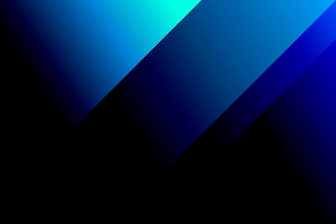 Blue and black digital wallpaper