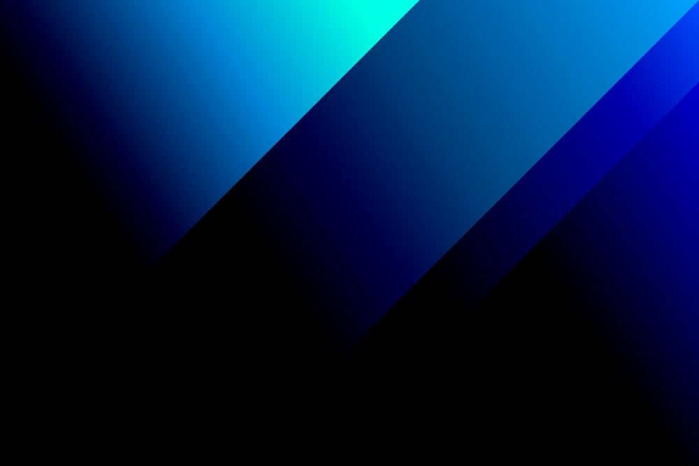 Fondo de pantalla digital azul y negro