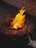 fire on fire during nighttime