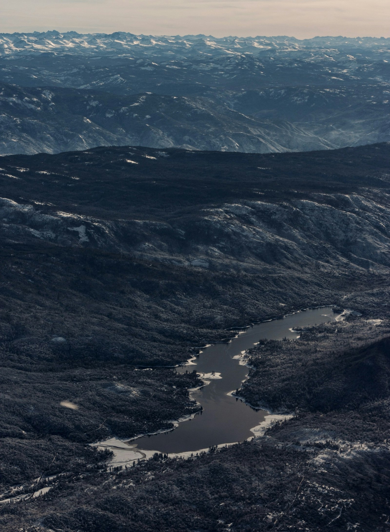 Canon EOS 40D + Canon EF 50mm F1.8 STM sample photo. Aerial view of lake photography