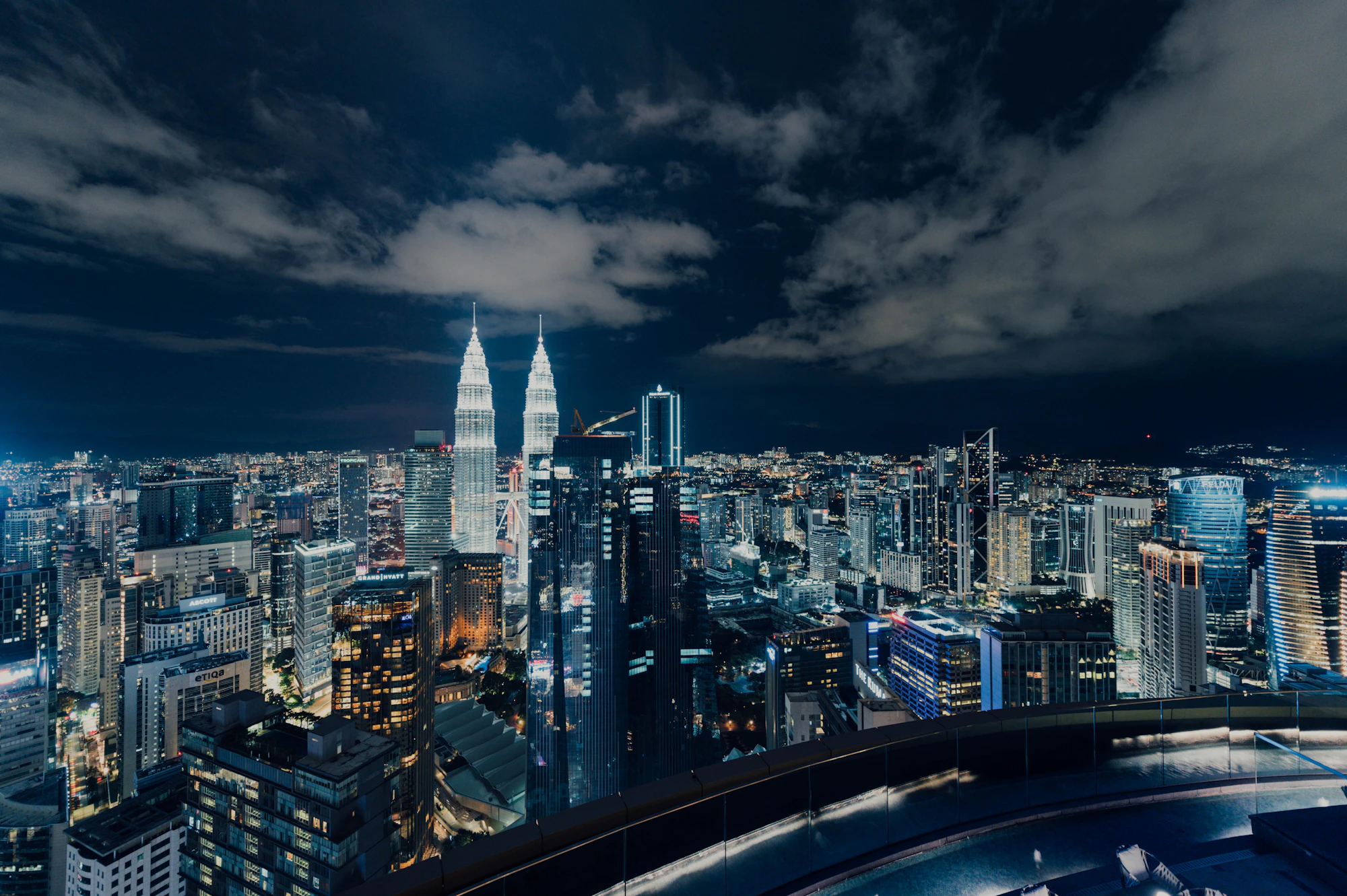 Kuala Lumpur skyline at night
