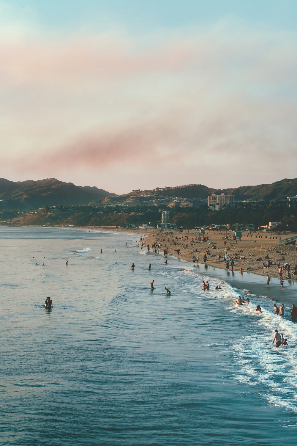 people on beach during daytime