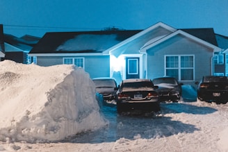 Newly installed heated driveway in a suburban Ontario home.