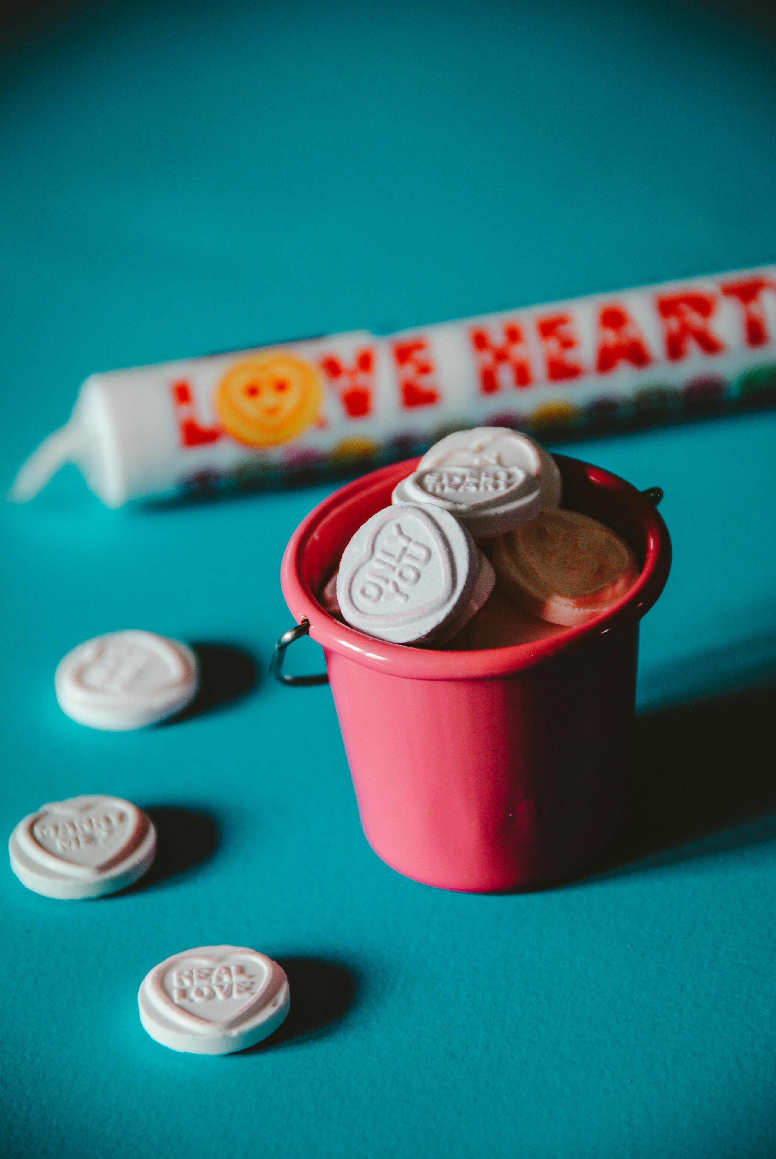 red and white plastic cup