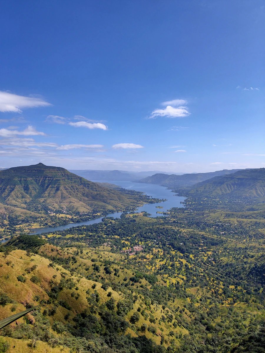 Misty hills of Mahabaleshwar in the western Sahyadris