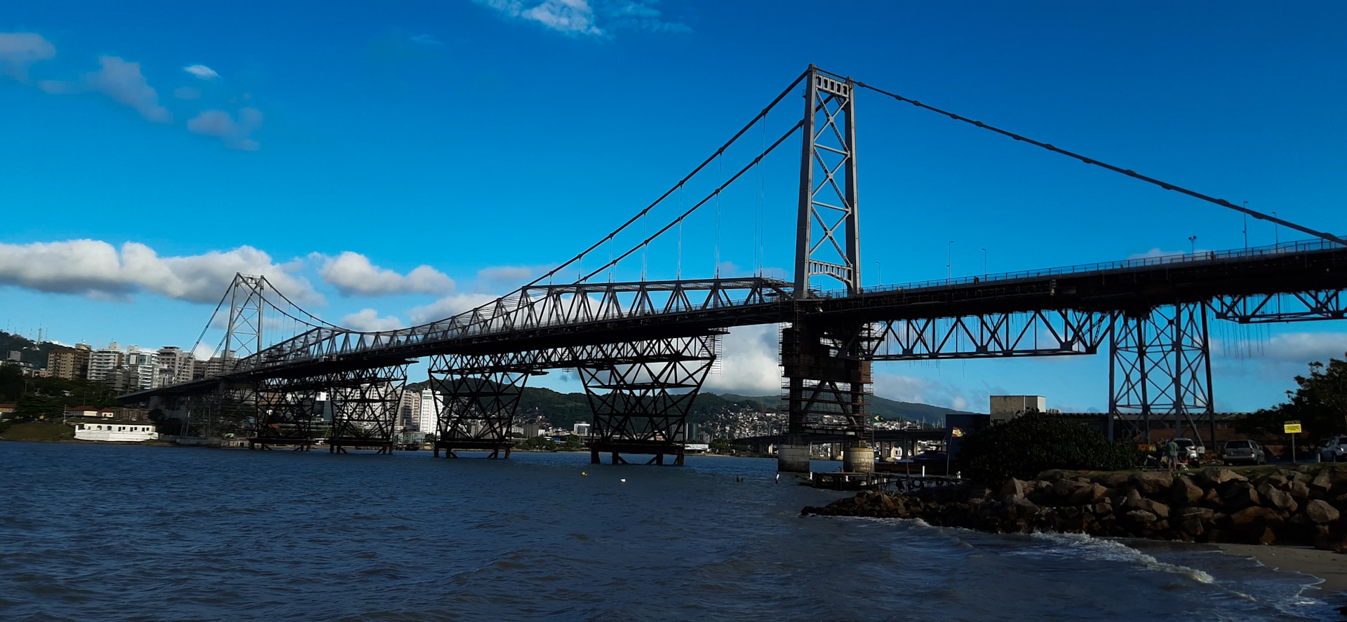 bridge over water under blue sky during daytime