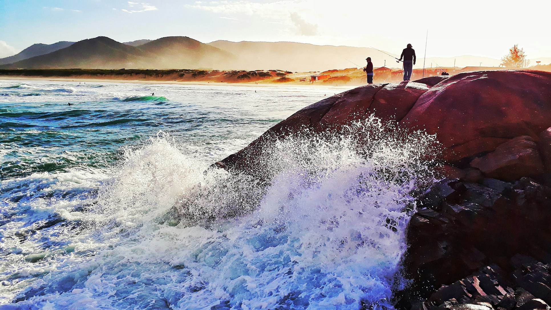 Joaquina Beach in Florianópolis, Brazil