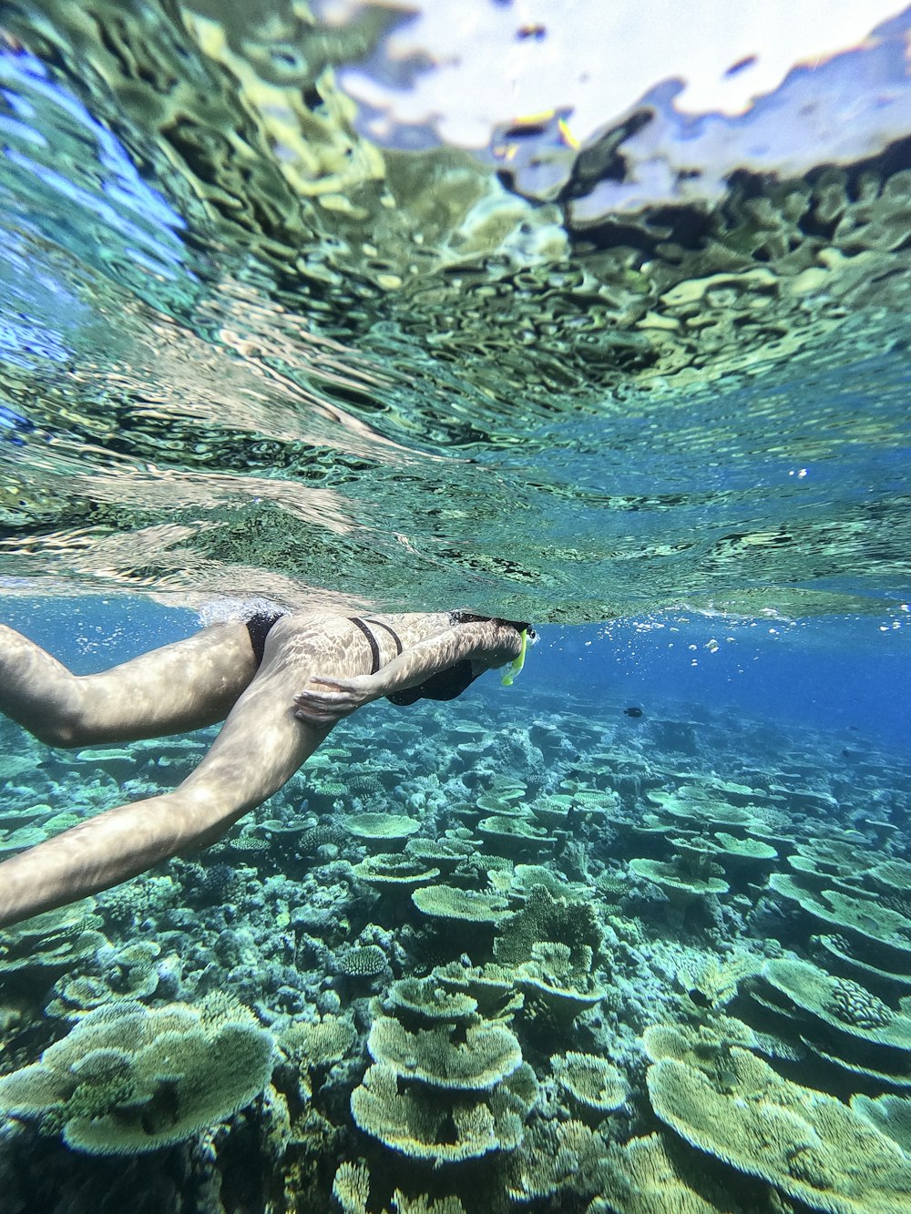 person in water with water splash