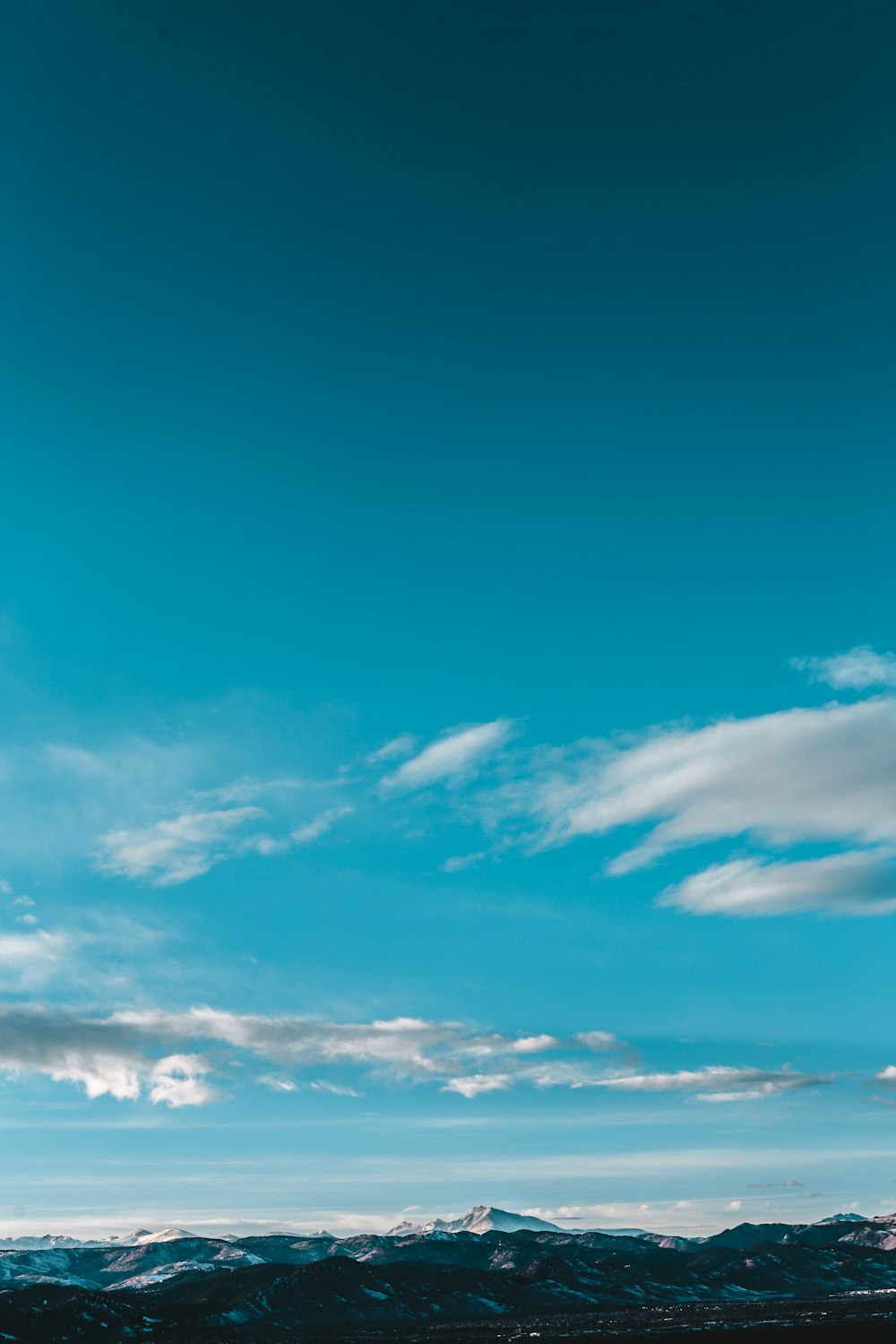 blue sky and white clouds