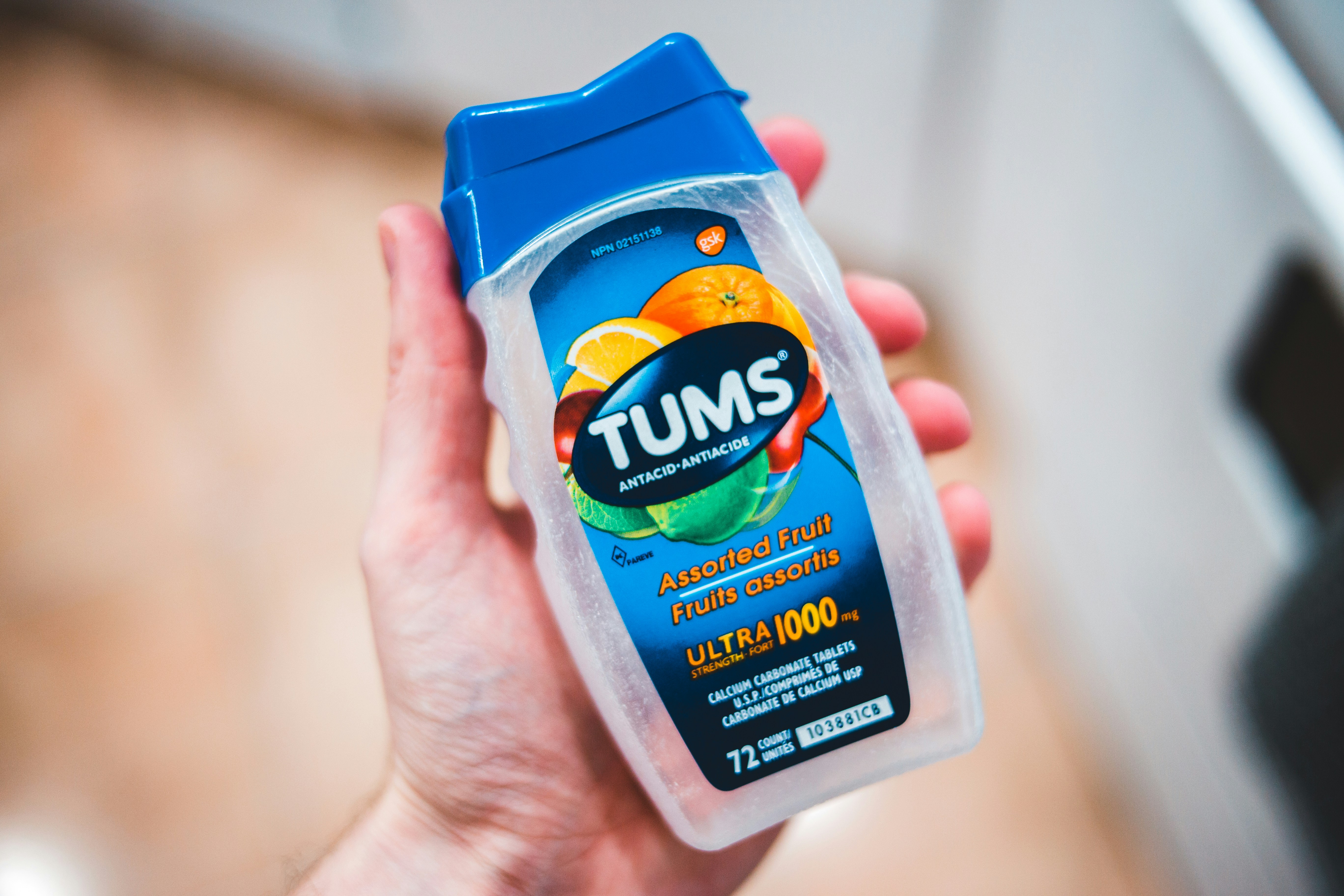 sunscreen stick in hand