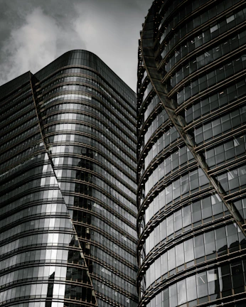 low angle photography of high rise building