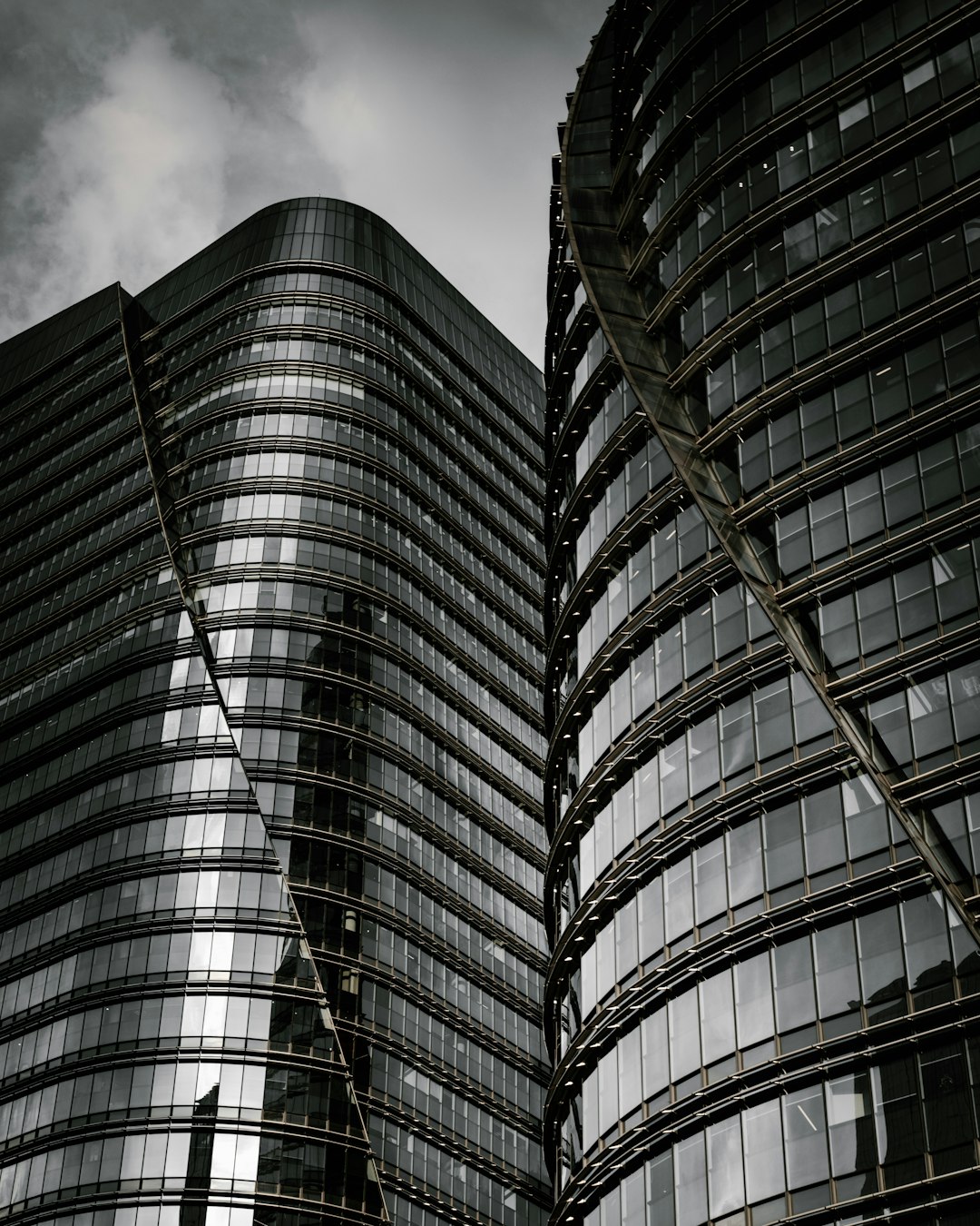 low angle photography of high rise building