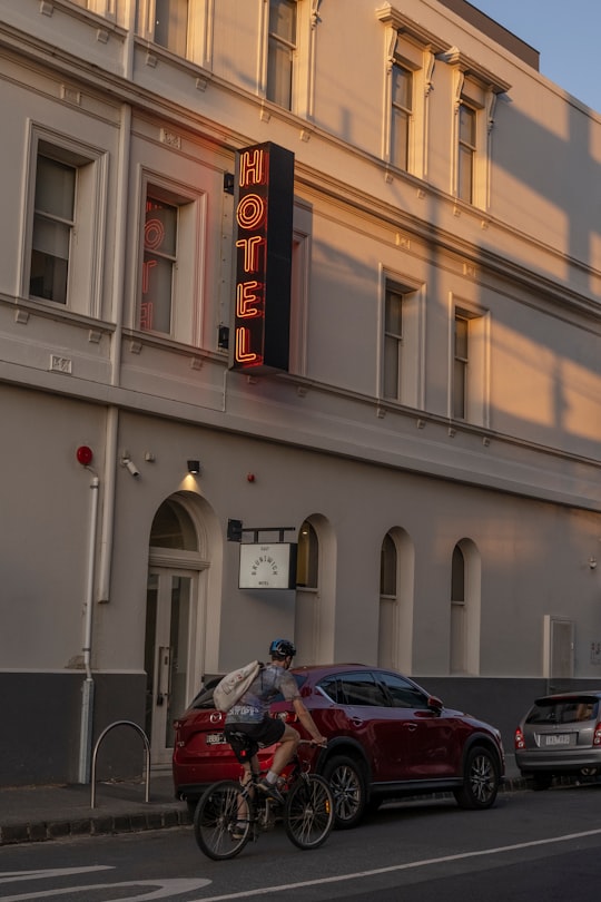 cars parked in front of white building during daytime in Brunswick East VIC Australia