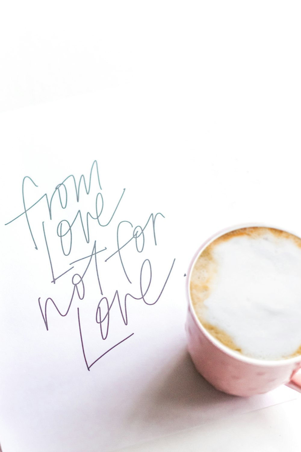 white ceramic mug with coffee