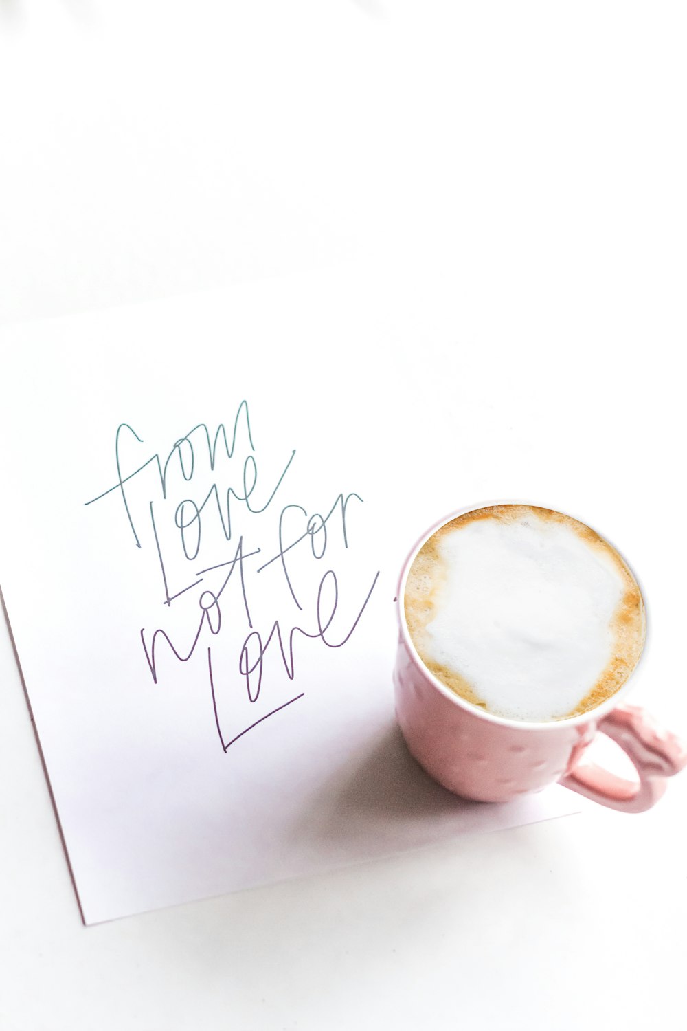 white ceramic mug with coffee