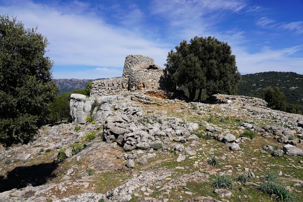 gray rock formation under blue sky during daytime