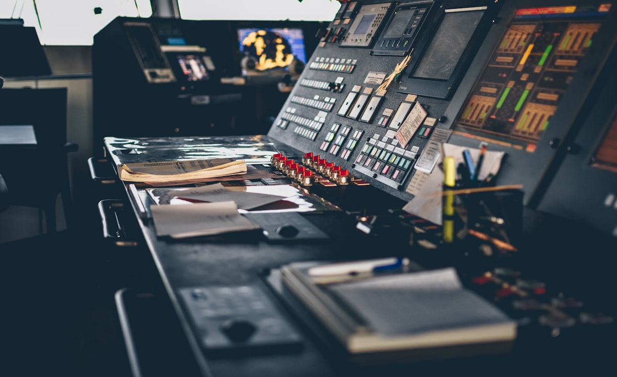 Oil and gas control room