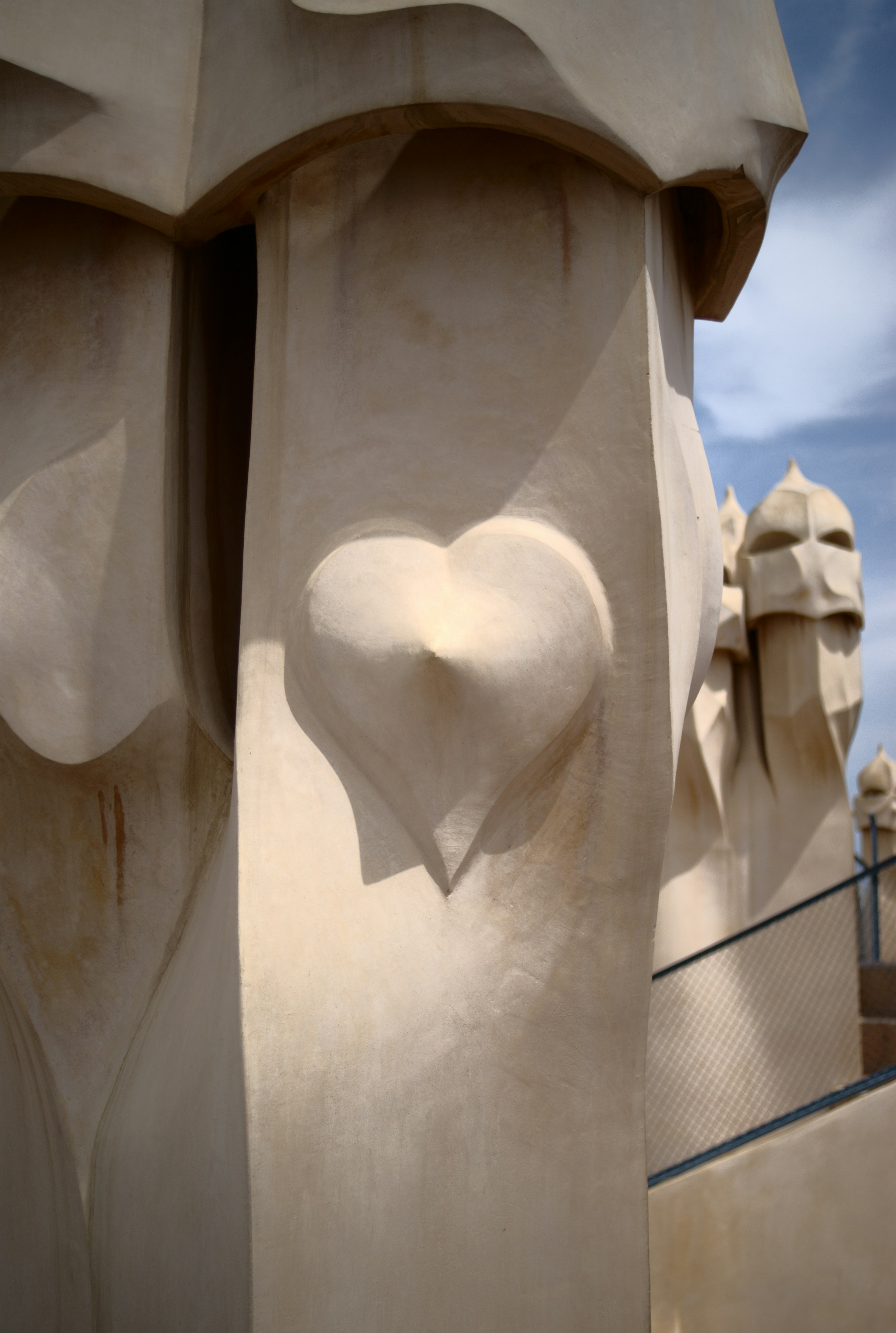 Taken on the rooftop of Casa Milà in Barcelona, Spain. There were so many options, I went for a more simplified view.