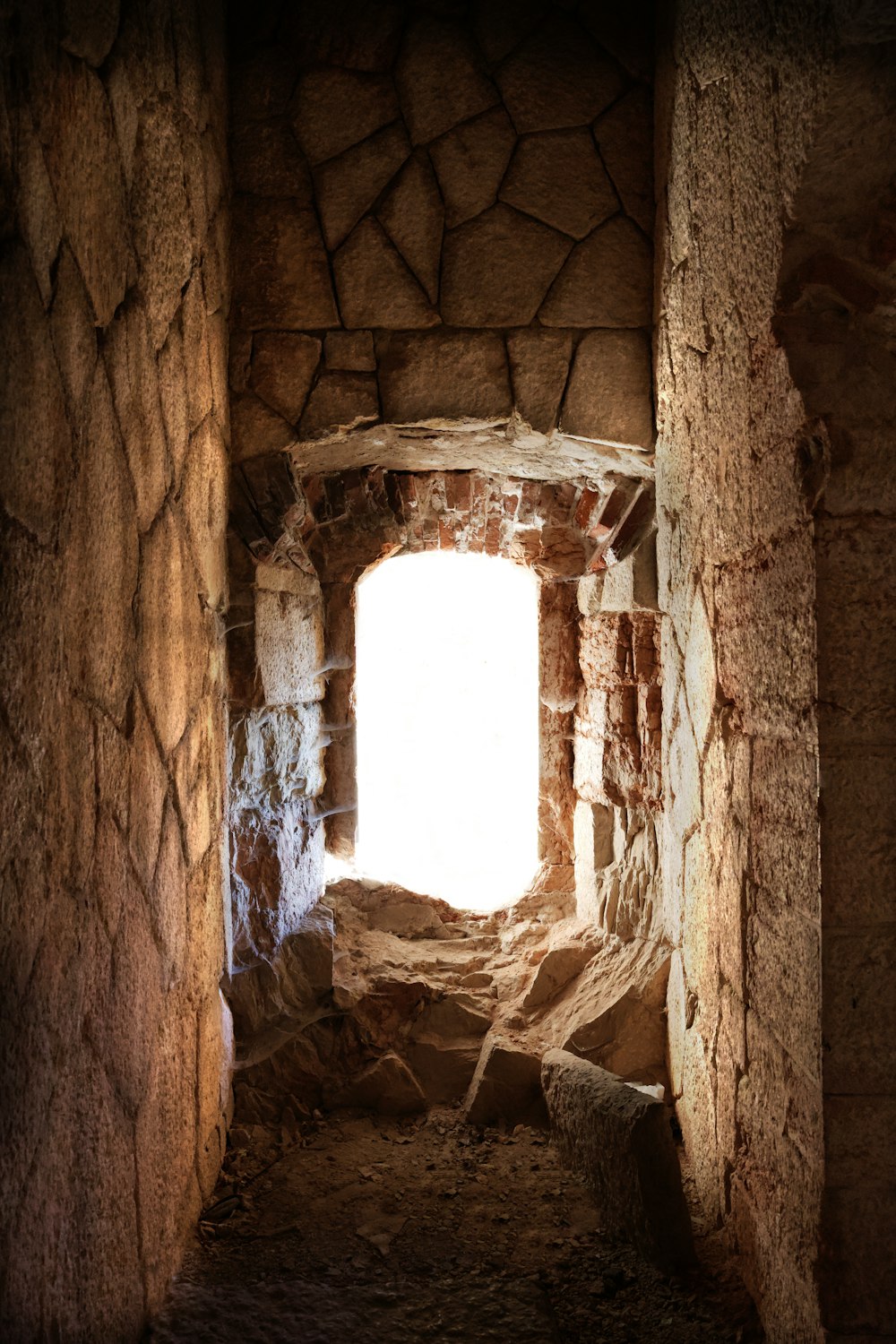 brown concrete tunnel during daytime